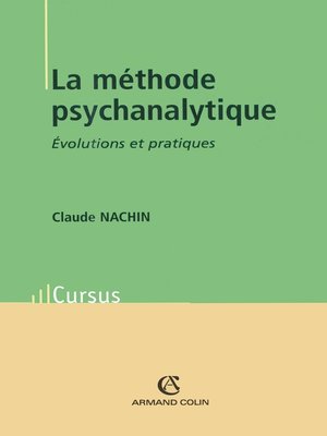 cover image of La méthode psychanalytique